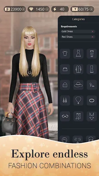 Fashion Nation: Style & Fame на Андроид — Мод Безлимитные деньги и все наряды — скриншот 5