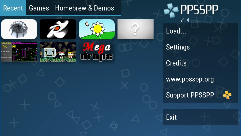 PPSSPP - PSP emulator на Андроид — Улучшенная совместимость и скорость — скриншот 1 PPSSPP - PSP emulator на Андроид — Улучшенная совместимость и скорость — скриншот 1