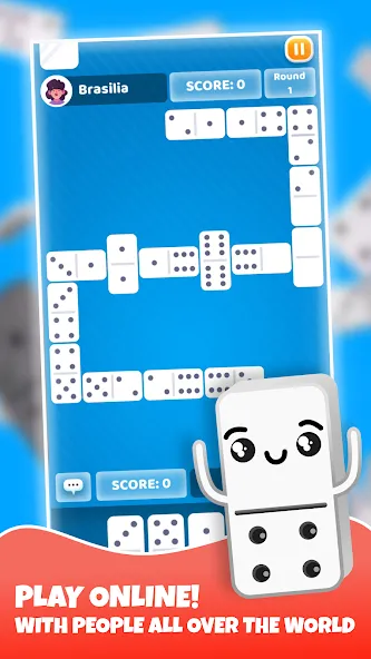 Dominoes - classic domino game (Мод Безлимитные костяшки и подсказки) — скриншот 1