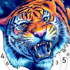 Скачать Animal Paint by Number Game MOD APK — Все животные и раскраски открыты