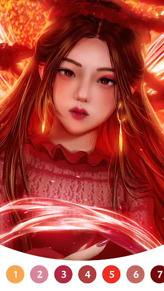 BlackPink Paint by Number Mod APK Разблокированы все раскраски и уровни — Скачать на Андроид — скриншот 2