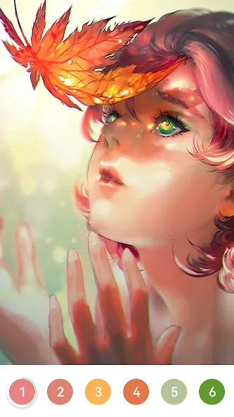 Скачать Girls Paint by Number Coloring с модом — Без рекламы и все картинки открыты — скриншот 2