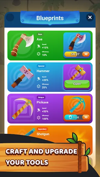 Скачать Survival Island Builder — Модификация Много ресурсов и быстрый крафт — скриншот 4