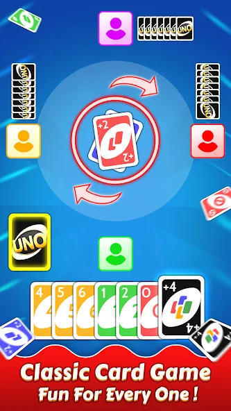 Скачать Uno - Party Card Game на телефон — Безлимитные монеты и все карты открыты — скриншот 2