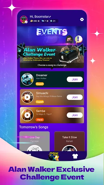 Взломанная Boomstar - Piano Music Master на Андроид — Новые песни и безлимитные ноты — скриншот 4