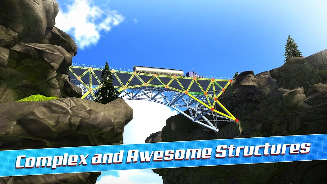 Взломанная Bridge Construction Simulator на Андроид — Безлимитные деньги и все уровни открыты — скриншот 4