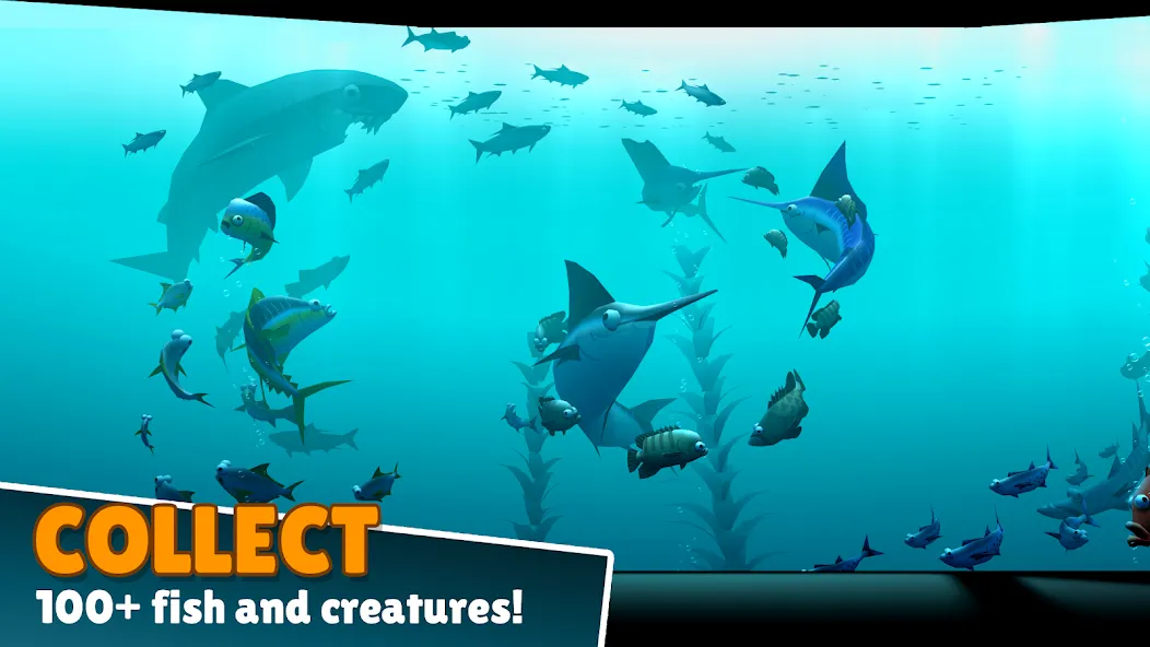 Creatures of the Deep: Fishing на Андроид — Безлимитные деньги и ресурсы — скриншот 3