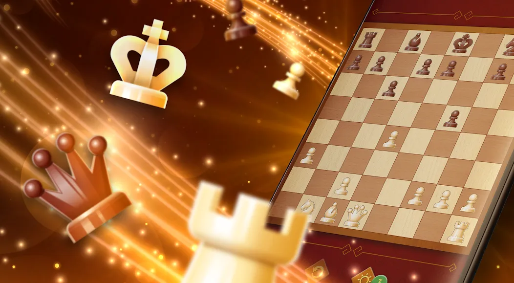 Скачать Chess Online - Clash of Kings MOD APK — Безлимитные деньги и открытые фигуры — скриншот 1