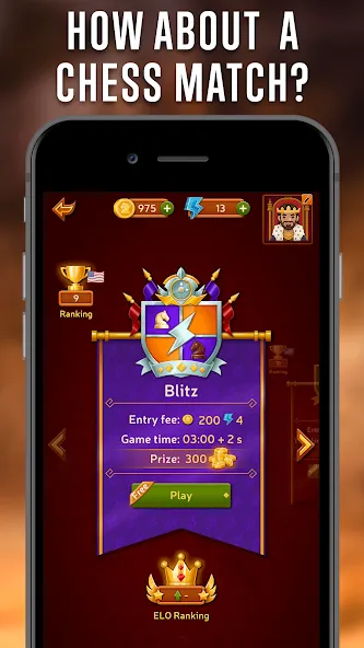 Скачать Chess Online - Clash of Kings MOD APK — Безлимитные деньги и открытые фигуры — скриншот 3