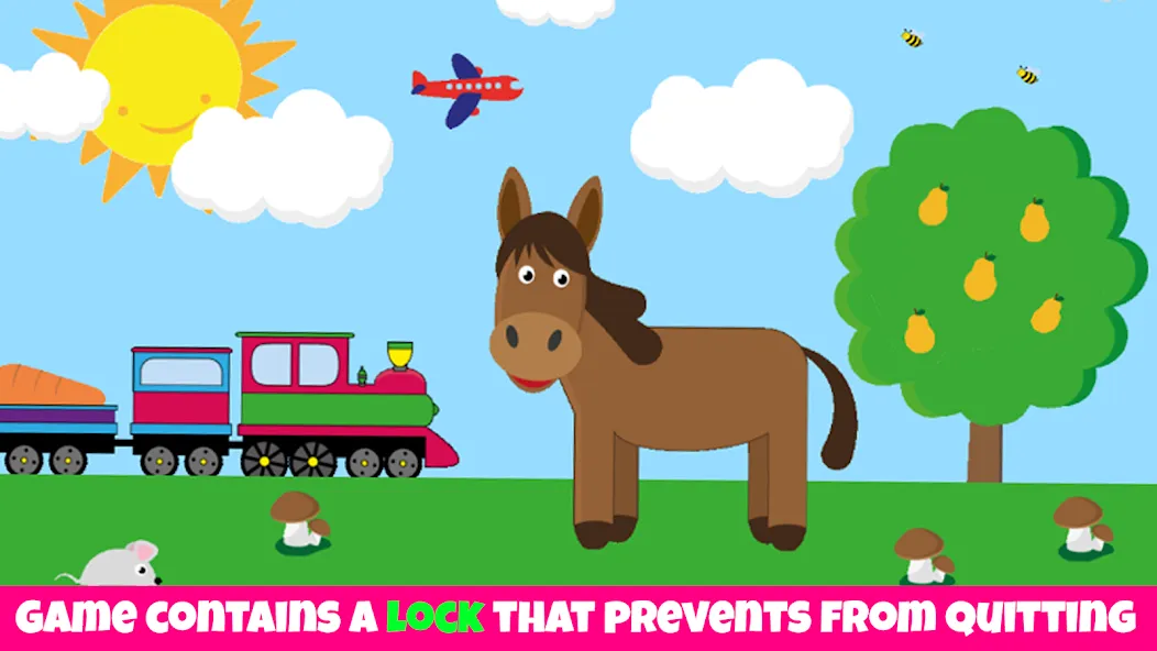 Animals, kids game from 1 year — Мод: Все животные разблокированы — скриншот 2