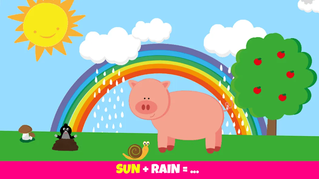 Animals, kids game from 1 year — Мод: Все животные разблокированы — скриншот 4