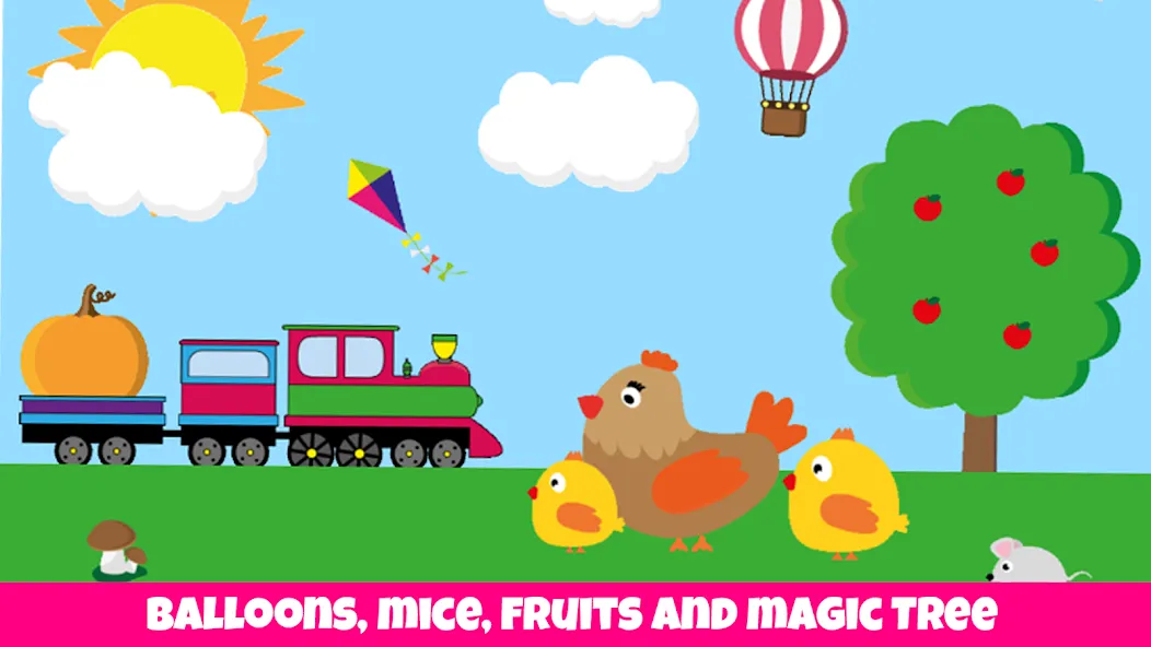 Animals, kids game from 1 year — Мод: Все животные разблокированы — скриншот 5
