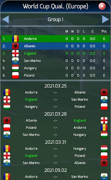 Скачать True Football National Manager на Android — Безлимитные деньги и все команды открыты — скриншот 3