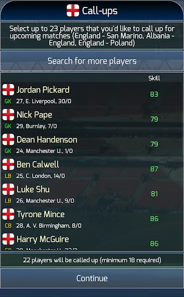 Скачать True Football National Manager на Android — Безлимитные деньги и все команды открыты — скриншот 4