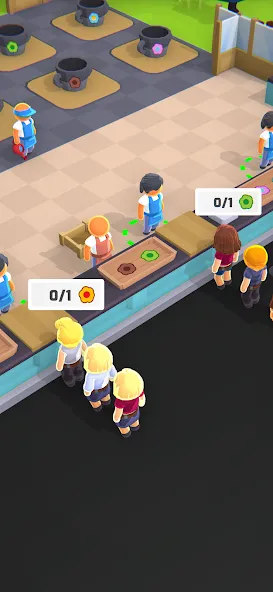 Скачать Flower factory tycoon (Мод: Безлимитные деньги и цветы) на Андроид — скриншот 4