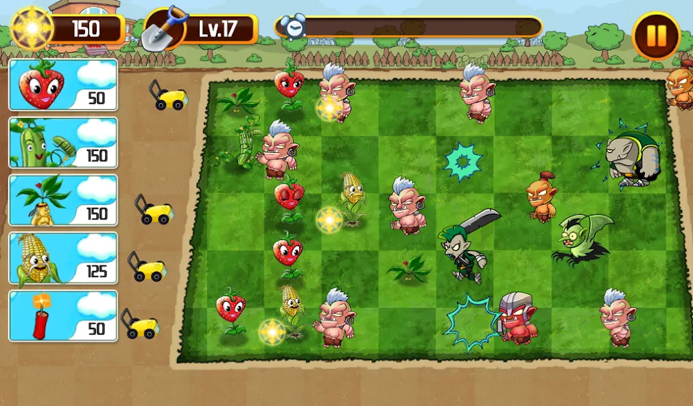Plants vs Goblins 4 — Мод: Безлимитные монеты и открыты все уровни — скриншот 2