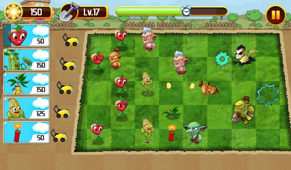Plants vs Goblins 4 — Мод: Безлимитные монеты и открыты все уровни — скриншот 3