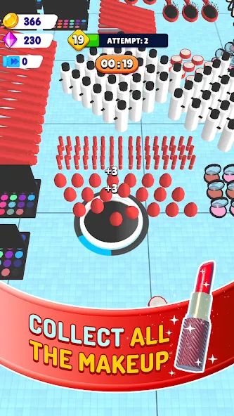 Скачать взлом Hole and Fill: Collect Master! на Андроид — Безлимитные деньги и всё открыто — скриншот 1