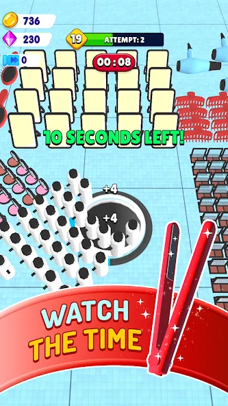 Скачать взлом Hole and Fill: Collect Master! на Андроид — Безлимитные деньги и всё открыто — скриншот 2