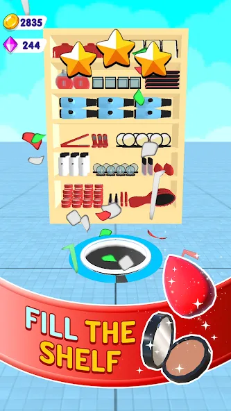 Скачать взлом Hole and Fill: Collect Master! на Андроид — Безлимитные деньги и всё открыто — скриншот 3
