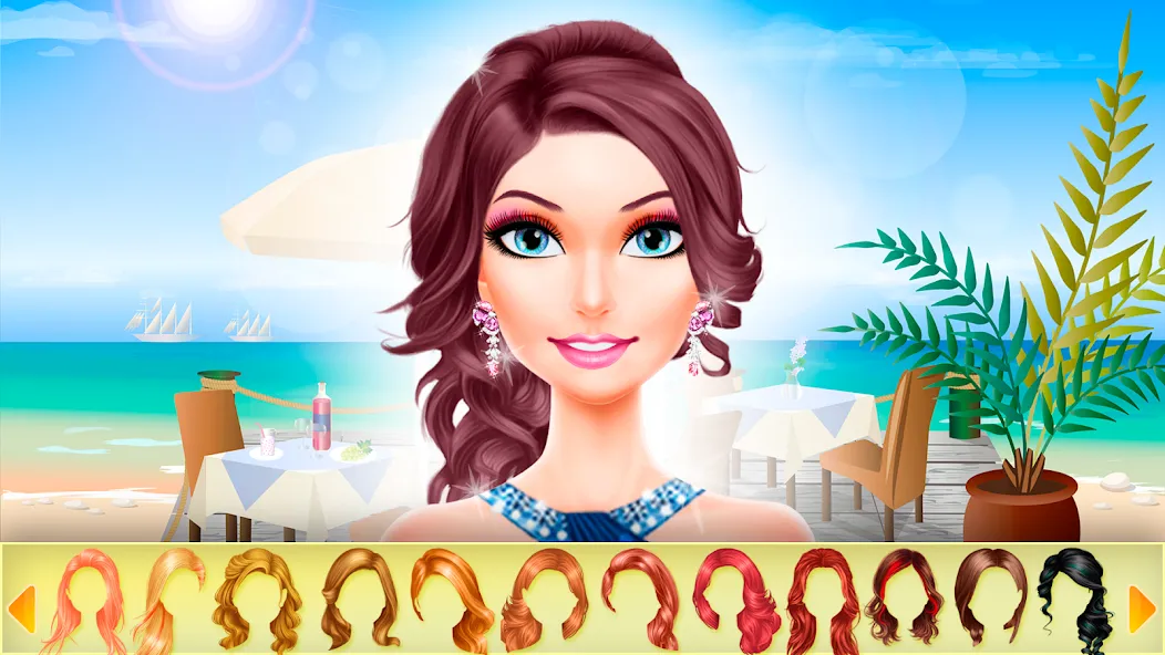 Взлом Makeup games makeover dress up — Безлимитные монеты и все наряды — скриншот 4