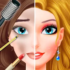 Взлом Makeup games makeover dress up — Безлимитные монеты и все наряды