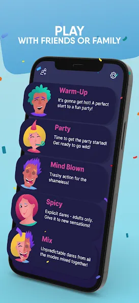 Dare or Penalty : Party game MOD — Все задания разблокированы на Андроид — скриншот 2 Dare or Penalty : Party game MOD — Все задания разблокированы на Андроид — скриншот 2