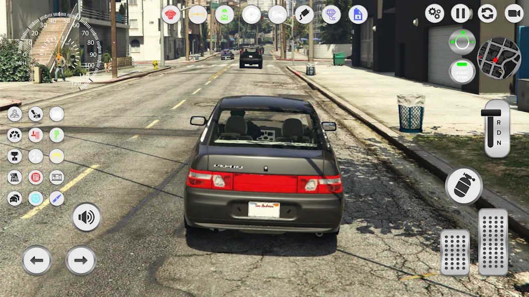 Lada 2110: Urban Simulator (Мод Безлимитные деньги и топливо) — скриншот 4