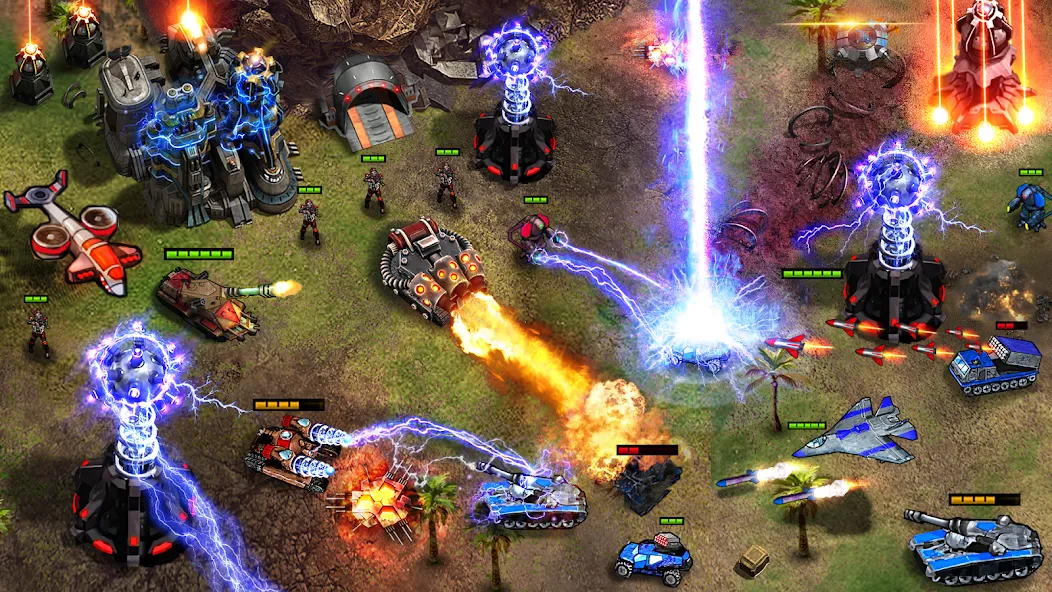 Command Generals RTS на Андроид — Безлимитные ресурсы и открытые уровни — скриншот 4 Command Generals RTS на Андроид — Безлимитные ресурсы и открытые уровни — скриншот 4