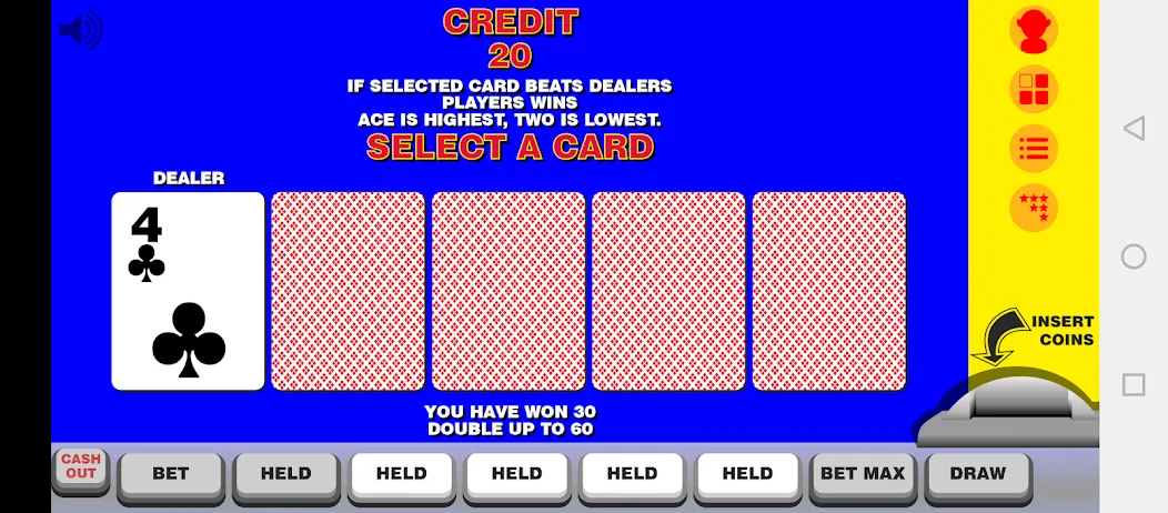 Скачать Video Poker with Double Up на телефон — Безлимитные монеты и двойная ставка — скриншот 3 Скачать Video Poker with Double Up на телефон — Безлимитные монеты и двойная ставка — скриншот 3