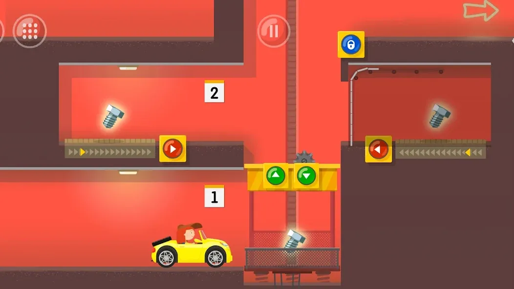 Скачать McWheelie logic games for kids на Андроид — Открыты все уровни и машины — скриншот 4