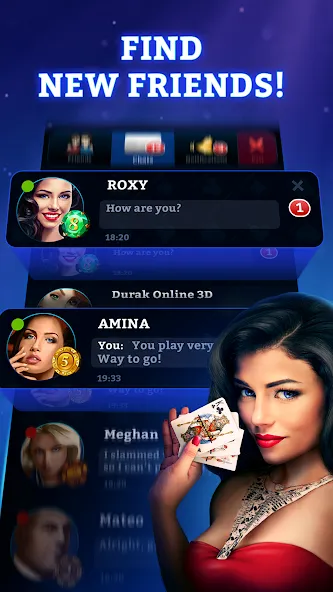 Durak Online 3D MOD APK на Android — Без рекламы и быстрый прогресс — скриншот 3