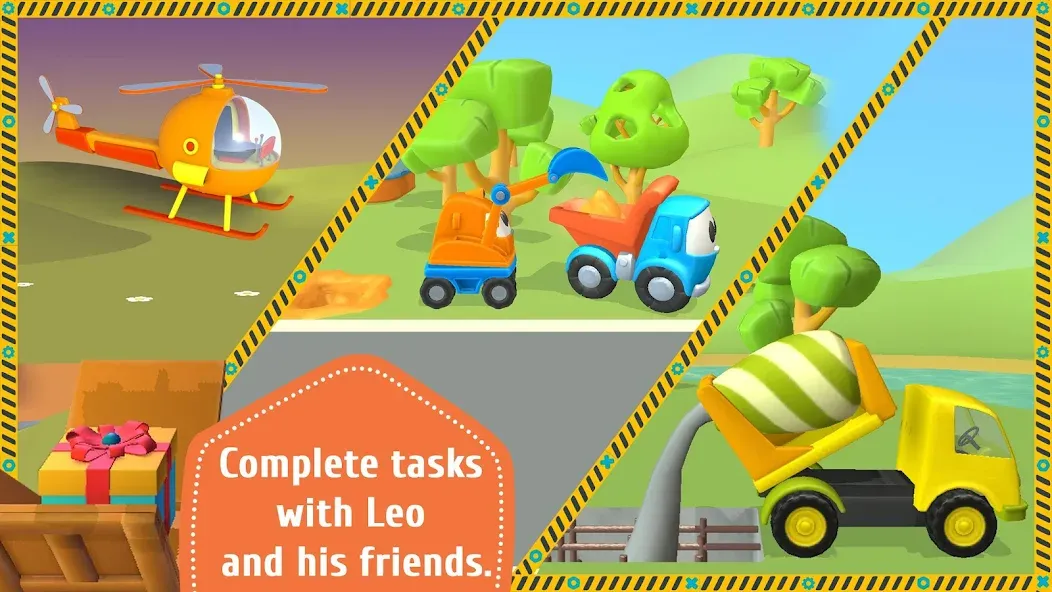 Скачать Leo and Сars: games for kids MOD APK — Открыты все машины и уровни — скриншот 3 Скачать Leo and Сars: games for kids MOD APK — Открыты все машины и уровни — скриншот 3