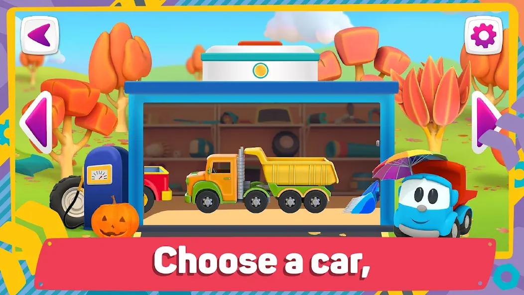 Скачать Leo 2: Puzzles & Cars for Kids с модом — Безлимитные деньги и все машины открыты — скриншот 4