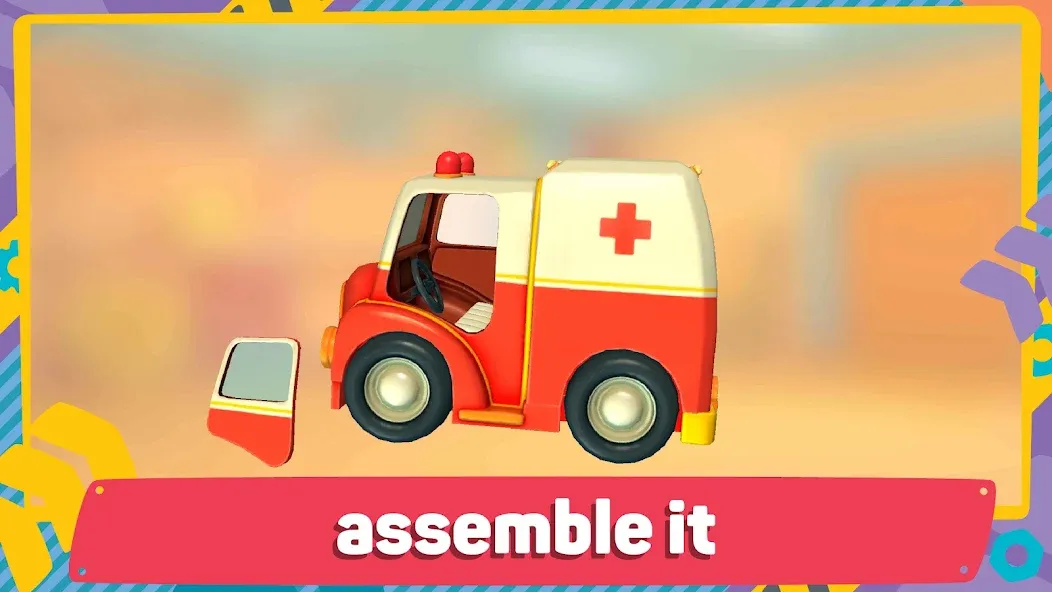 Скачать Leo 2: Puzzles & Cars for Kids с модом — Безлимитные деньги и все машины открыты — скриншот 5