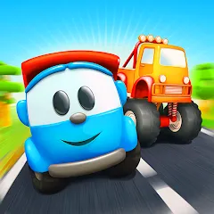 Скачать Leo 2: Puzzles & Cars for Kids с модом — Безлимитные деньги и все машины открыты