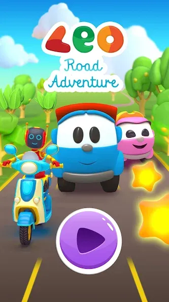 Скачать взлом Leo Runner: car games for kids на Андроид — Безлимитные деньги и все машины открыты — скриншот 5 Скачать взлом Leo Runner: car games for kids на Андроид — Безлимитные деньги и все машины открыты — скриншот 5