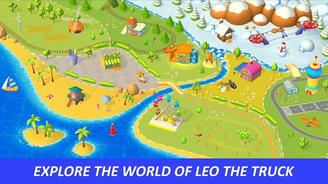 Скачать Leo's World: toddler adventure MOD APK — Открыты все уровни и персонажи — скриншот 1