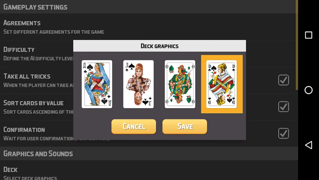 Взломанная Thousand Card Game (1000] на Андроид — Бесконечные очки и открыты все карты — скриншот 4