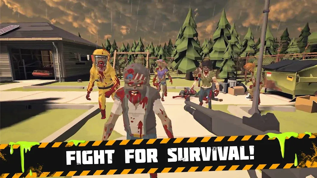 Взломанная Bunker: Zombie Survival Games на Андроид — Безлимитные ресурсы и оружие — скриншот 2 Взломанная Bunker: Zombie Survival Games на Андроид — Безлимитные ресурсы и оружие — скриншот 2