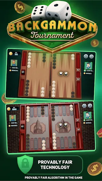 Скачать Backgammon Tournament — Модификация Безлимитные монеты и все уровни — скриншот 1 Скачать Backgammon Tournament — Модификация Безлимитные монеты и все уровни — скриншот 1