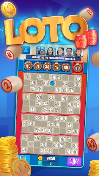 Russian Loto online — Безлимитные монеты и быстрые выигрыши — скриншот 1
