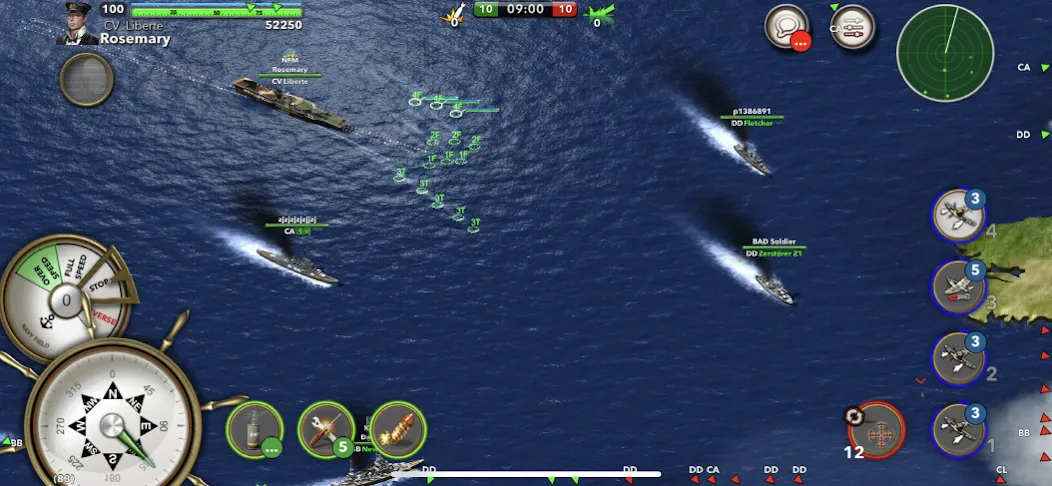 Скачать Navy Field: Online Sea Battles на Андроид — Безлимитные ресурсы и усиленный флот — скриншот 1