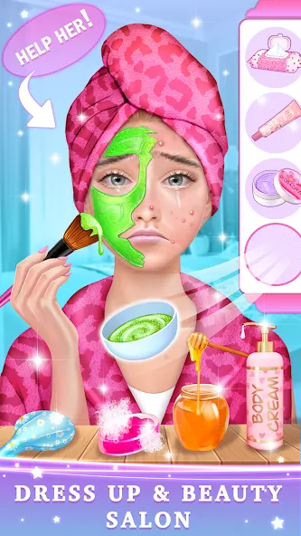 Скачать взлом BFF Makeover - Spa & Dress Up на Андроид — Все наряды и спа-процедуры — скриншот 1 Скачать взлом BFF Makeover - Spa & Dress Up на Андроид — Все наряды и спа-процедуры — скриншот 1
