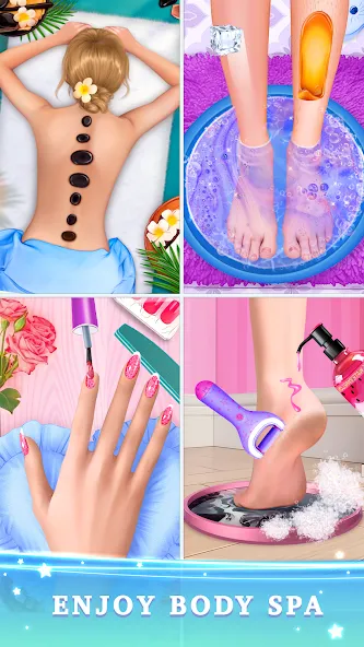 Скачать взлом BFF Makeover - Spa & Dress Up на Андроид — Все наряды и спа-процедуры — скриншот 2 Скачать взлом BFF Makeover - Spa & Dress Up на Андроид — Все наряды и спа-процедуры — скриншот 2