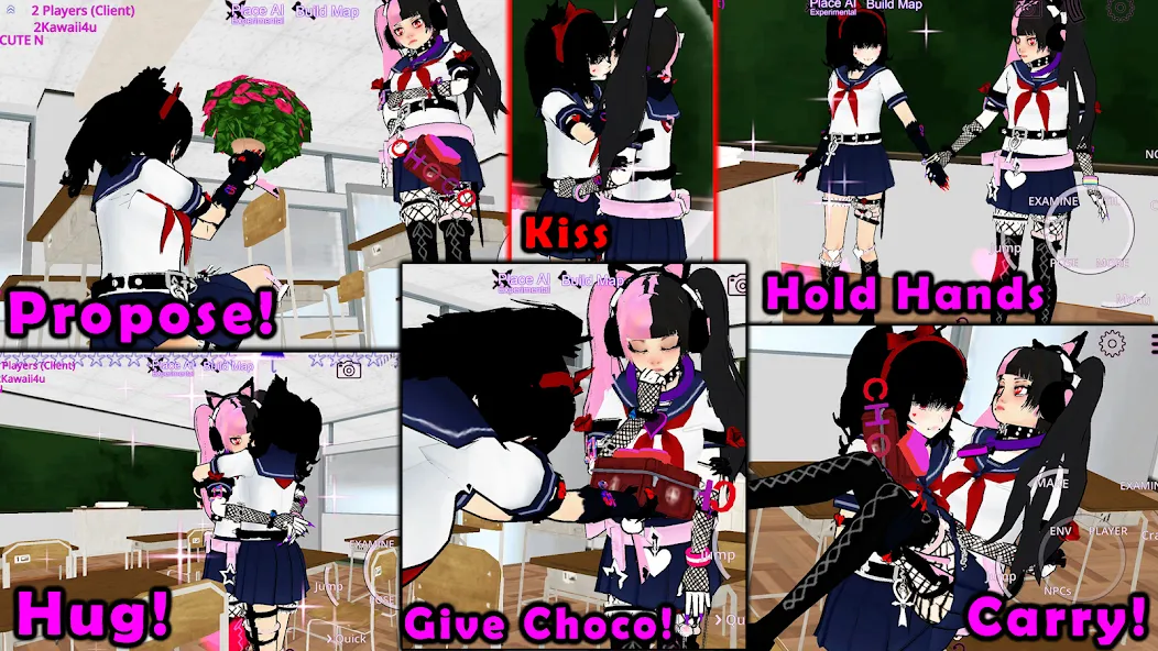 Скачать взлом SchoolGirl AI 3D Anime Sandbox на Андроид — Открыты все возможности игры — скриншот 3