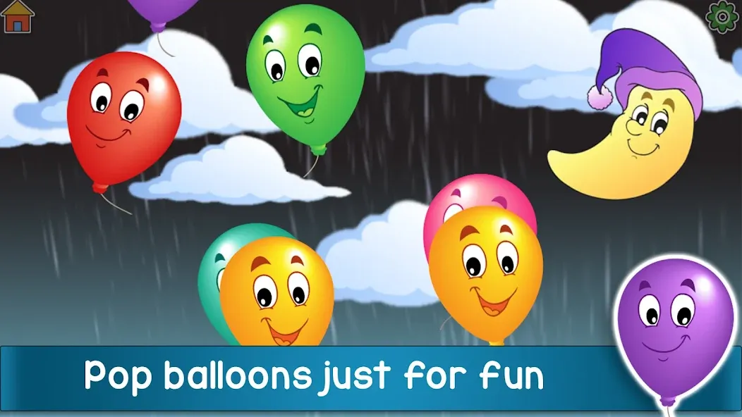 Скачать Kids Balloon Pop Game (Мод: Яркие воздушные шарики и весёлая игра) на Андроид — скриншот 2 Скачать Kids Balloon Pop Game (Мод: Яркие воздушные шарики и весёлая игра) на Андроид — скриншот 2