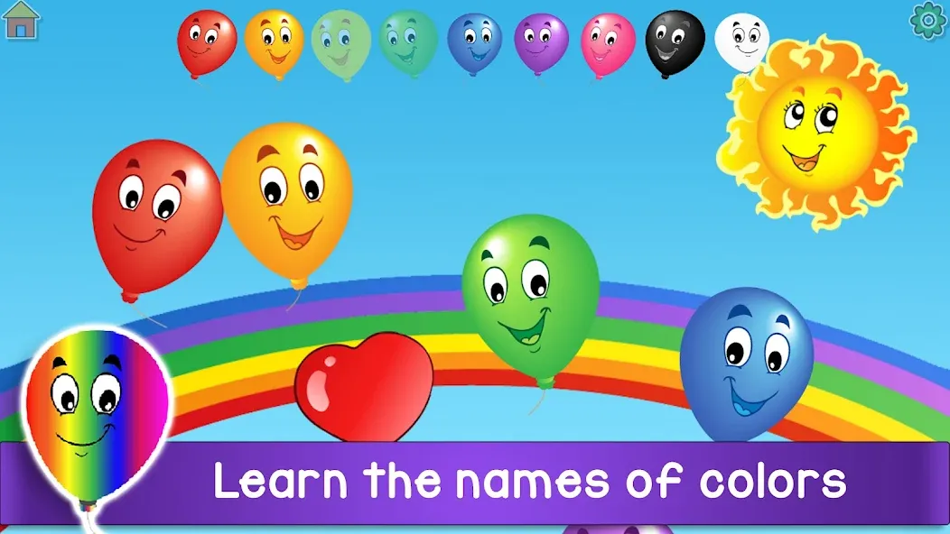 Скачать Kids Balloon Pop Game (Мод: Яркие воздушные шарики и весёлая игра) на Андроид — скриншот 5 Скачать Kids Balloon Pop Game (Мод: Яркие воздушные шарики и весёлая игра) на Андроид — скриншот 5