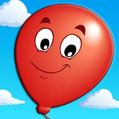 Скачать Kids Balloon Pop Game (Мод: Яркие воздушные шарики и весёлая игра) на Андроид
