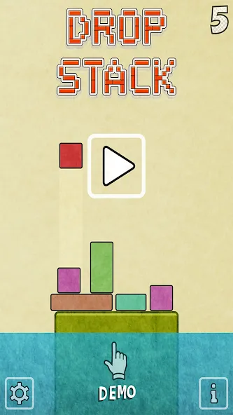 Скачать Drop Stack Block Stacking Game (Мод: Без рекламы и бесконечные блоки) на Андроид — скриншот 1 Скачать Drop Stack Block Stacking Game (Мод: Без рекламы и бесконечные блоки) на Андроид — скриншот 1